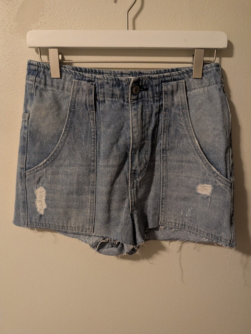 Vervet Distressed Denim Shorts 25